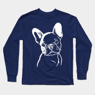 Portrait of a French Bulldog Long Sleeve T-Shirt